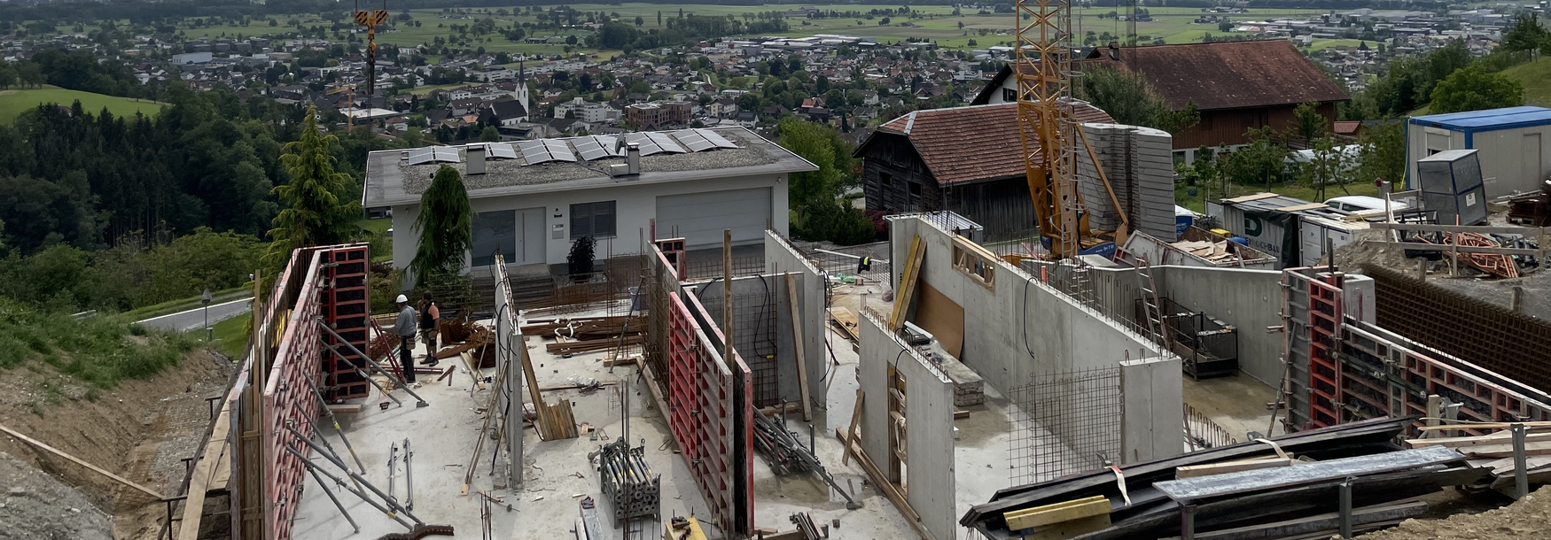 Baufortschritt Weiler Churerhof